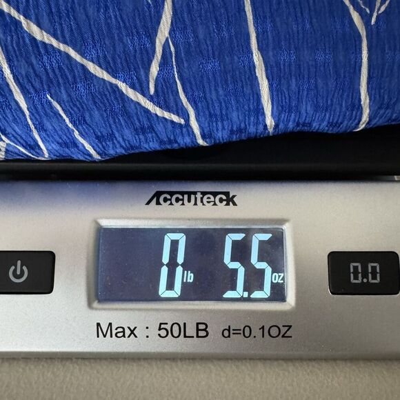 Vintage Adele Simpson Women Silk Midi Dress Medium Royal Blue Long Sleeve Ruffle - Picture 14 of 14